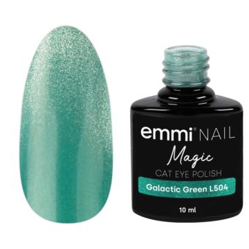 Shellac UV/LED-Lack Magic Cat Eye Galactic Green -L504-