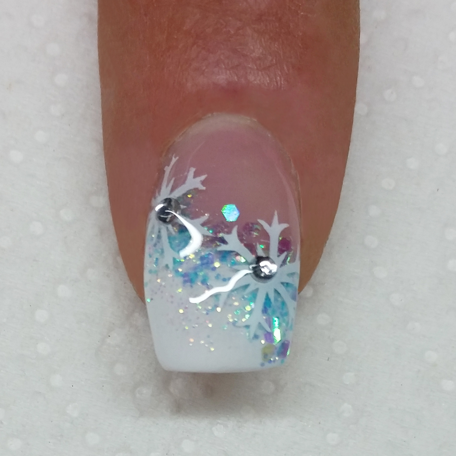 Emmi Nail Step By Step Anleitung Snowflakes Emmi Nail